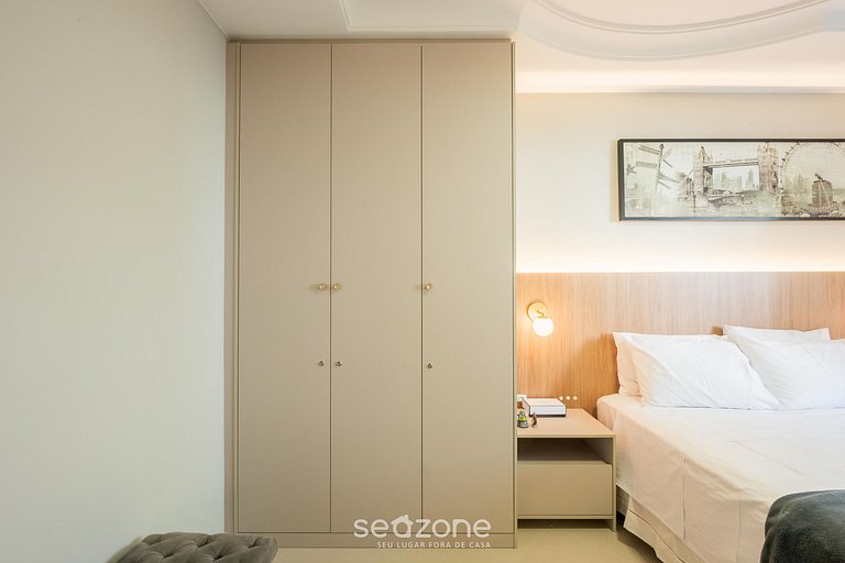 Apto c/ 3Q e churrasqueira a 400m da Praia PRS0101