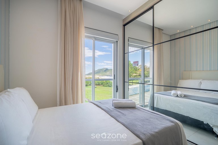 Apto Vista Mar em Condo Pé na Areia ASR0201