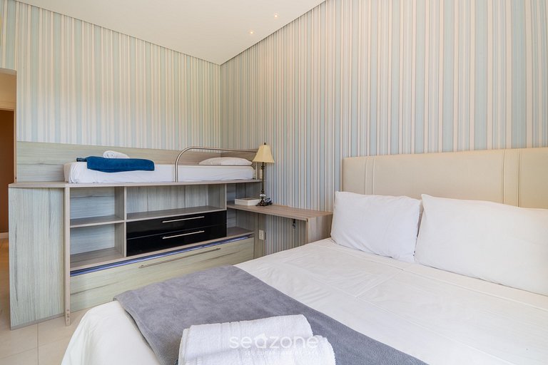 Apto Vista Mar em Condo Pé na Areia ASR0201