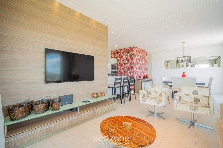 Apto Vista Mar em Condo Pé na Areia ASR0201