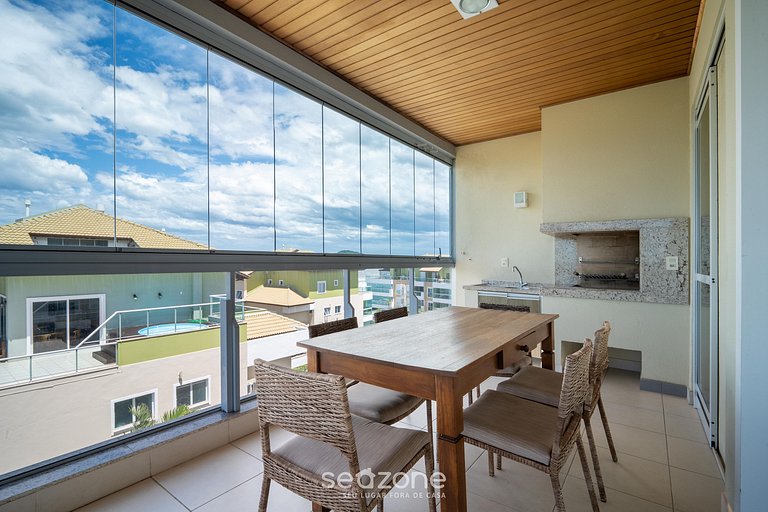 Apto Vista Mar em Condo Pé na Areia ASR0201