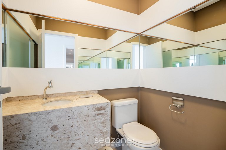 Apto Vista Mar em Condo Pé na Areia ASR0201