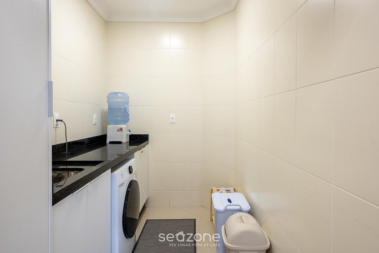 Apto c/ 3Q e churrasqueira a 400m da Praia PRS0101