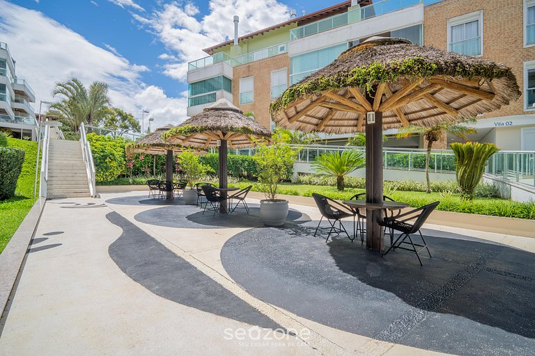 Aptos em Condo com Piscina e Beira-Mar | Floripa - ASR