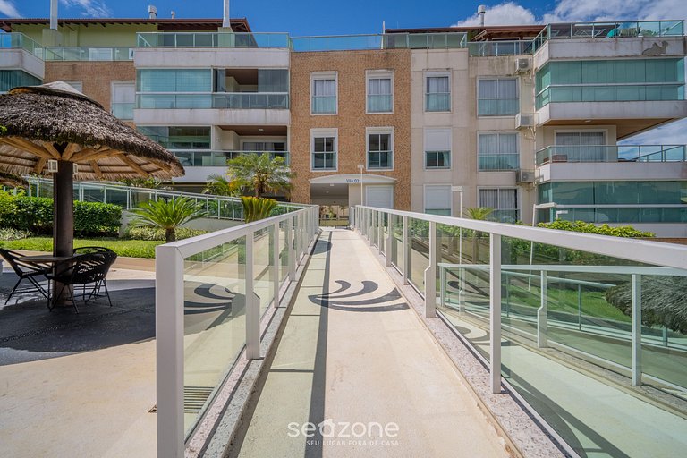 Aptos em Condo com Piscina e Beira-Mar | Floripa - ASR