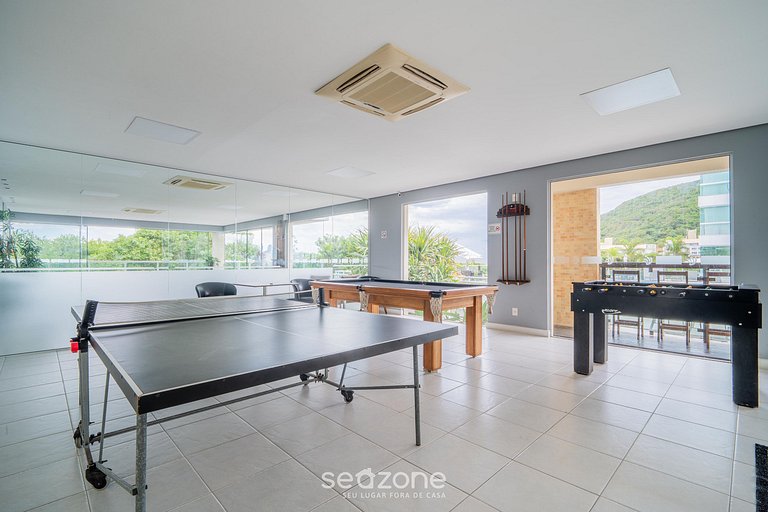 Apt pé na areia vista deslumbrante Santinho ASR204