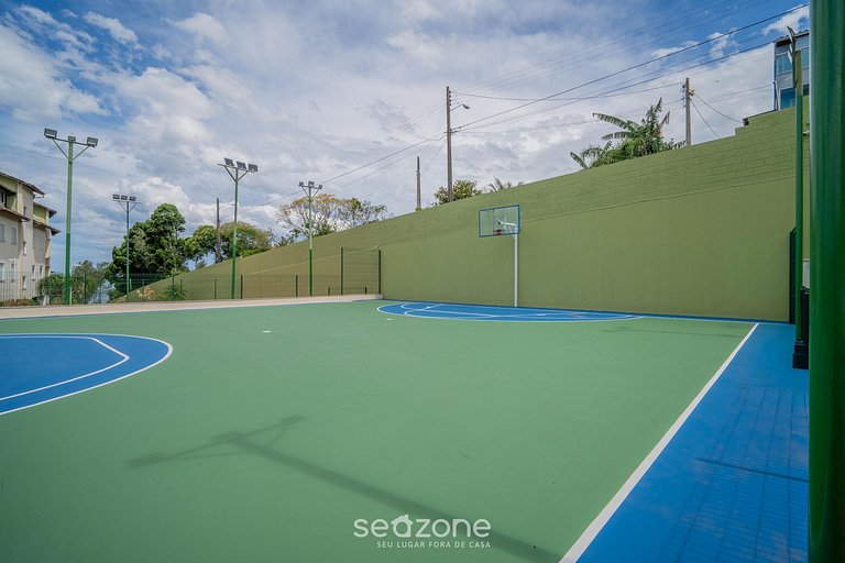 Apt pé na areia vista deslumbrante Santinho ASR204