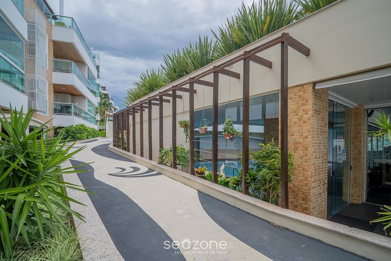 Apto Vista Mar em Condo Pé na Areia ASR0201