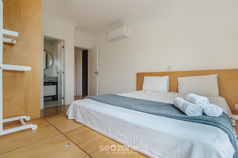 Apto c/ parrilla a 650 m de la Lagoa RUH0109