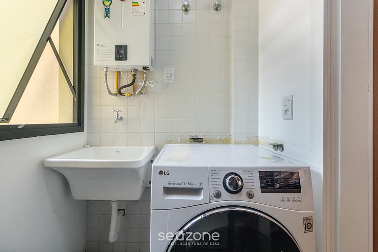 Apto c/ churrasq. a 650m da Lagoa RUH0109