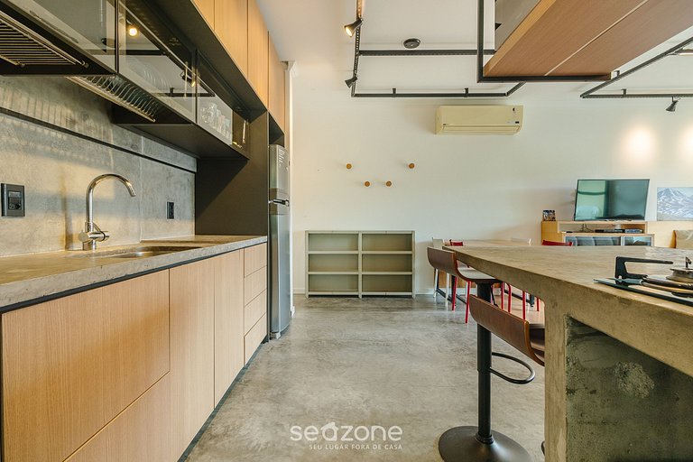 Apto c/ parrilla a 650 m de la Lagoa RUH0109