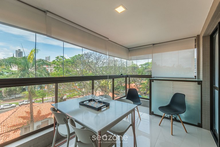 Apto c/ balcón a 290 m de la Playa HOA0308