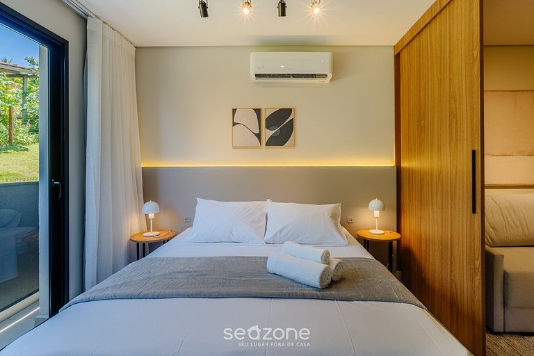 Apto moderno próximo à Praia do Rosa RSO0017