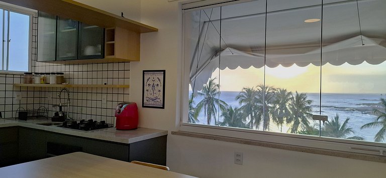 Apto com vista mar a 100m da praia EIA0409