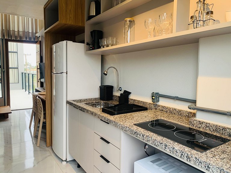 Loft Moderno c/Varanda a 50m da Praia PLO0001