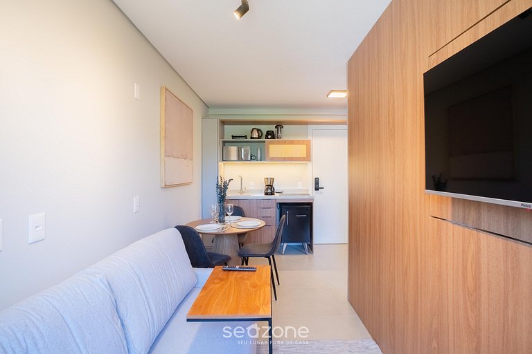 Estudio c/piscina a 5 min de Praia do Rosa RSO0021