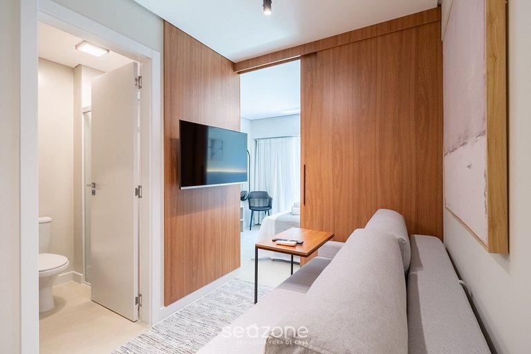 Studio en edificio con piscina y rooftop RSO0043