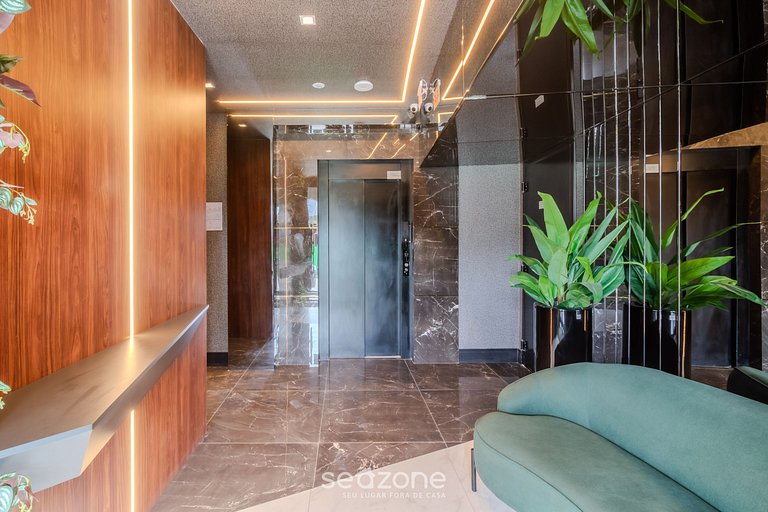 Apto con área gourmet a 300 m de la playa MTR1002