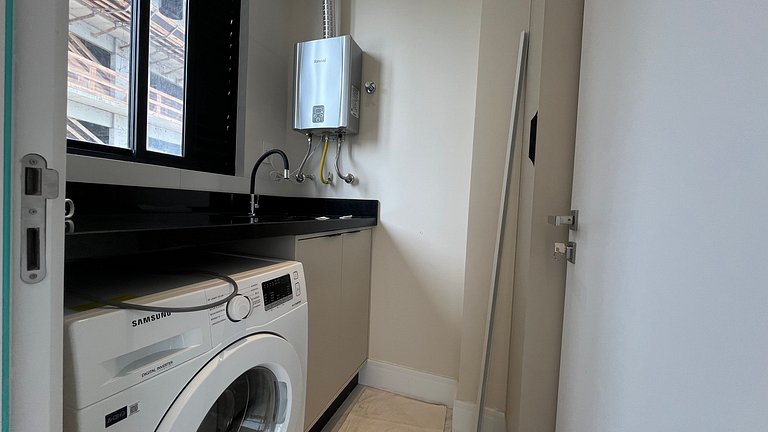 Apto con área gourmet a 300 m de la playa MTR1002