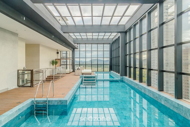 Apto c/ piscina en edif. a 220 m del mar FFS1204