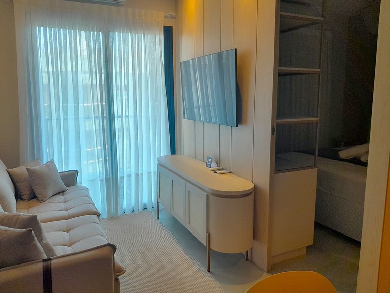 Apto c/ piscina en edif. a 220 m del mar FFS1204