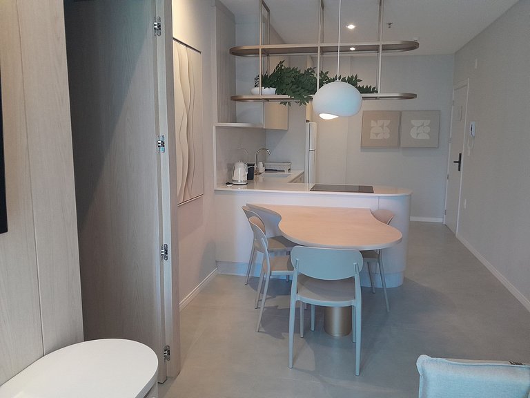 Apto c/ piscina en edif. a 220 m del mar FFS1204