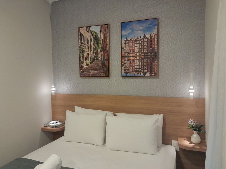 Apto c/ barbacoa privada, a 220m del mar FFS1209