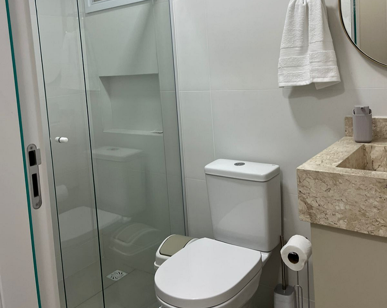 Apto c/ Churrasqueira a 750 m da Praia CIB1104