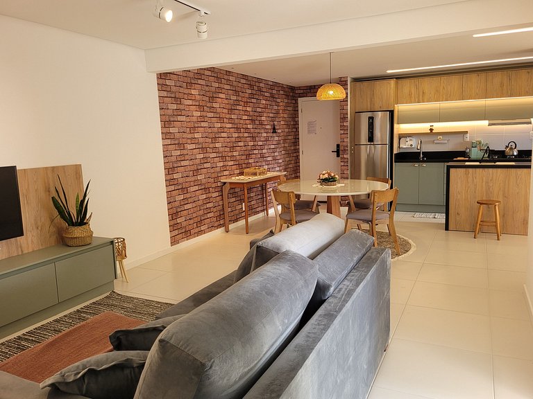 Apto con suite y balcón gourmet en Penha SKL0601