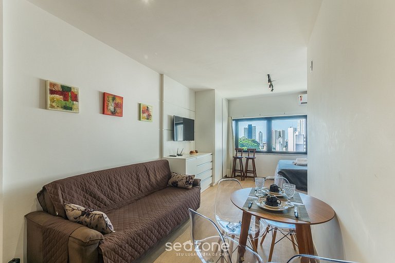 Estúdio na Barra a 600 m da Praia BSF0806