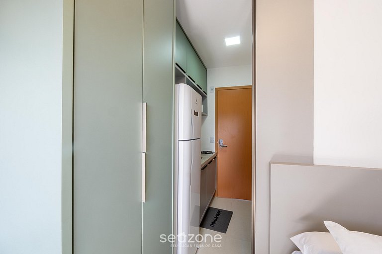 Studio c/ vista mar a passos da Praia SAA0421