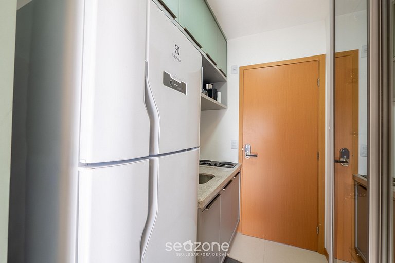 Studio c/ vista mar a passos da Praia SAA0421