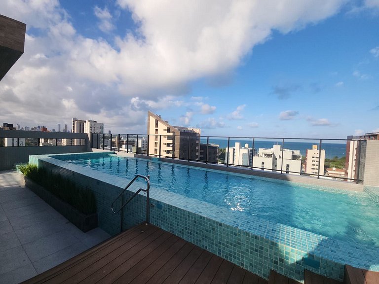 Estudio en edif. c/ piscina, 280m del mar UGR0404A