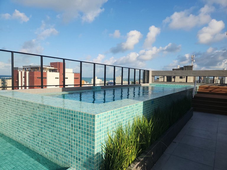 Estúdio em edf. c/ Piscina a 280 m do Mar UGR0404A