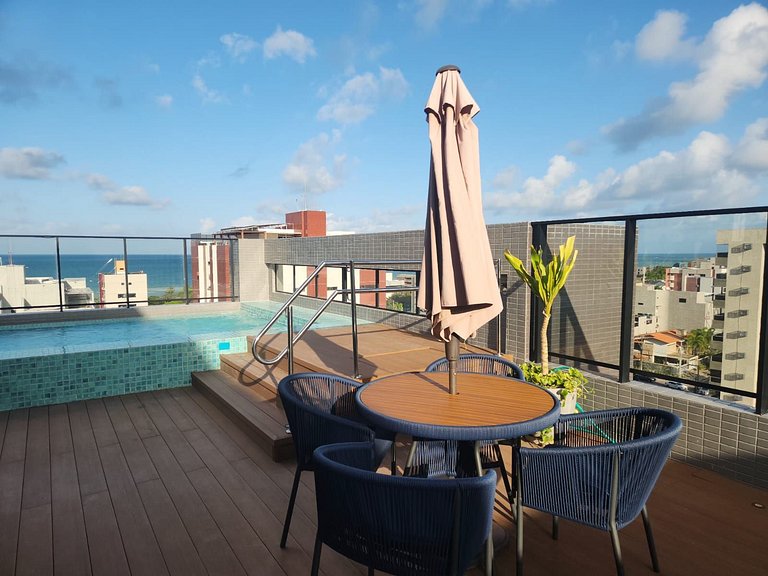 Estúdio em edf. c/ Piscina a 280 m do Mar UGR0404A