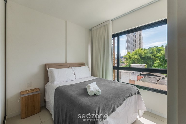 Apto, 400 m del mar c/ piscina en el edif. BLB0402