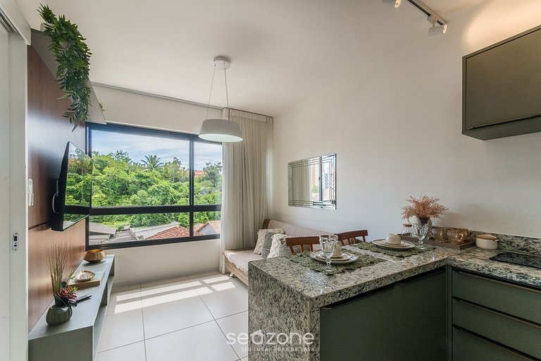 Apto, 400 m del mar c/ piscina en el edif. BLB0402