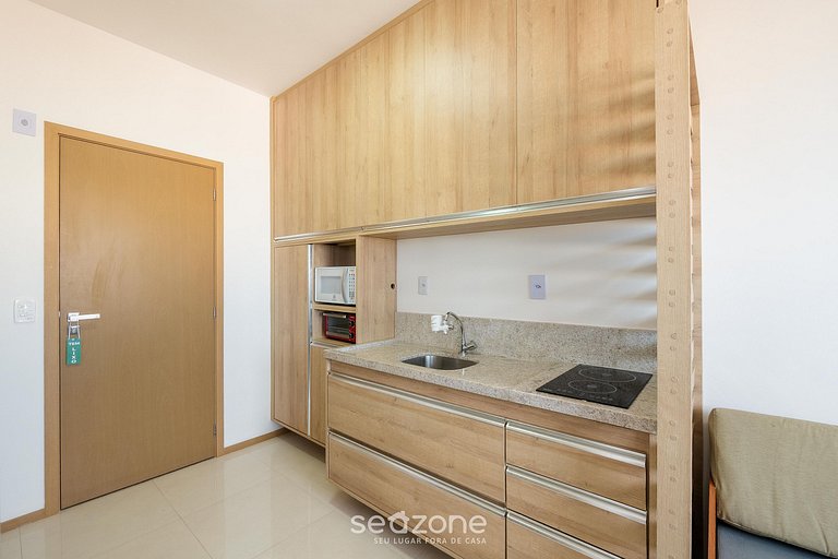 Apto em prédio c/ piscina a 500m da Praia HPA0905