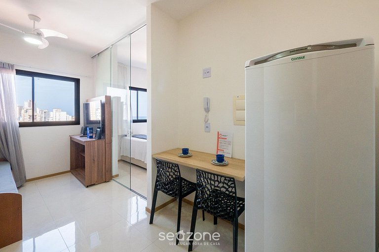 Apto em prédio c/ piscina a 500m da Praia HPA0905