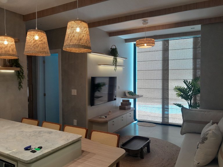 Apto en edificio a 220 m de la playa FFS0405