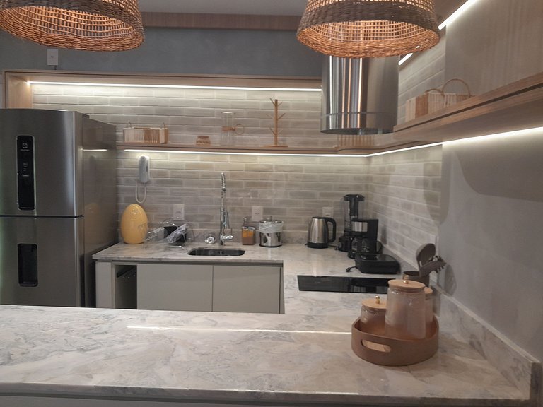 Apto en edificio a 220 m de la playa FFS0405