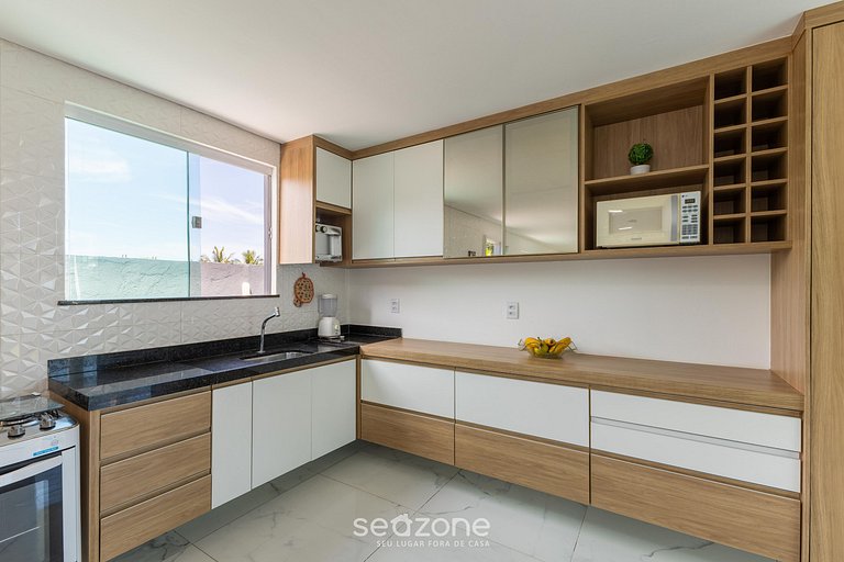 Casa c/ Churrasqueira em Frente à Praia LBRA0011