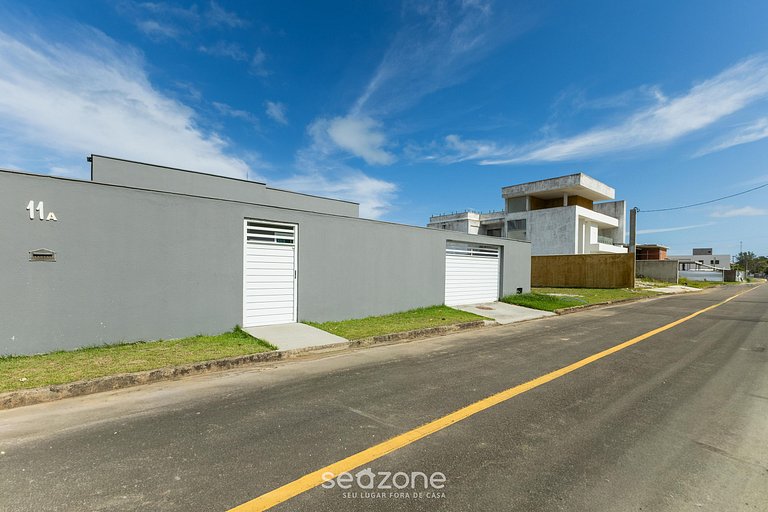 Casa c/ Churrasqueira em Frente à Praia LBRA0011