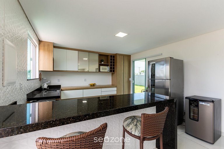 Casa c/ Churrasqueira em Frente à Praia LBRA0011