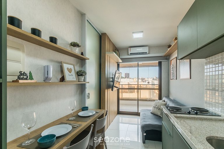 Apto c/ balcón a 750 m del mar SMT0518