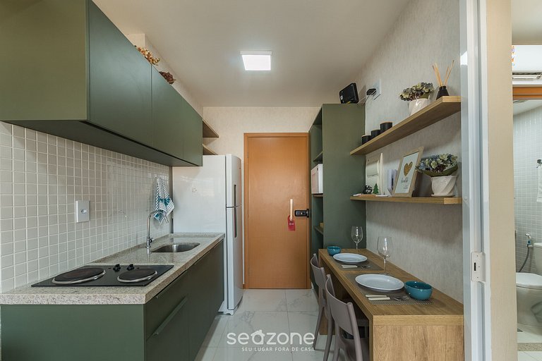 Apto c/ balcón a 750 m del mar SMT0518