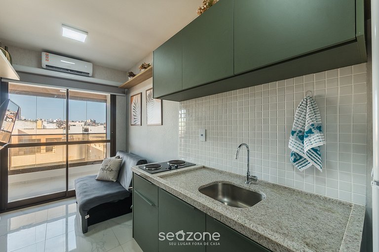 Apto c/ balcón a 750 m del mar SMT0518