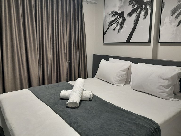 Apto a 220 m del mar en Meia Praia FFS0904