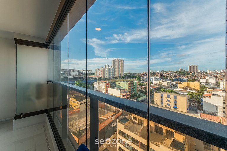 Apto en Cond. c/ Piscina 750 m de la Playa SMT1020