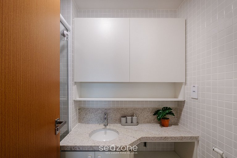 Apto en Cond. c/ Piscina 750 m de la Playa SMT1020